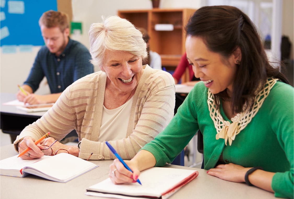 Photo of two teachers.